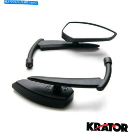 Mirror カワサキンバルカン450 500株式会社のカスタムリアビューミラーブラックペア Custom Rear View Mirrors Black Pair For Kawasaki EN Vulcan 450 500 LTD