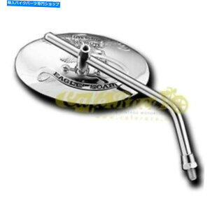 Mirror ~[N[bLjo[TC[OG{XG{XJX^oCNz_}n Mirror Chrome-Plated Universal Eagle Embossed Custom Bike Honda Yamaha