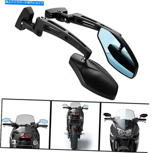 Mirror }nYZF600 1000 R1 R6 FZ6pI[goCubNu[CNCA~TCh~[ Motorcycle Black Blue CNC Aluminum Side Mirrors For Yamaha YZF600 1000 R1 R6 FZ6