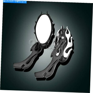 Mirror �z���_�V���h�E�X�s���b�gVT700 VT750 VT1100 VTX 1300 C R S�̂��߂̃u���b�N���T�C���[�~���[ Black Rearview Mirrors For Honda Shadow Spirit VT700 VT750 VT1100 VTX 1300 C R S�y���s�A���i�z