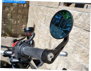 Mirror I[goCEh7/8 "}nXSR900z_OEAJ̃o[GhTCh~[ Black Motorcycle Round 7/8" Bar End Side Mirrors For Yamaha XSR900 Honda Grom US