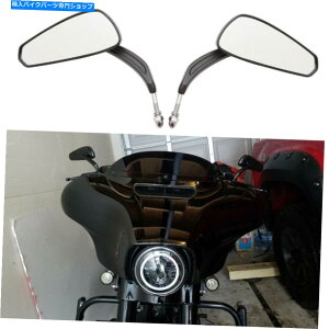 Mirror n[[Xg[gOCh[hOChJX^c[Ô߂̃ubNI[goCTCh~[ Black Motorcycle Side Mirrors For Harley Street Glide Road Glide Custom Touring