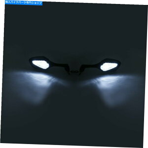 Mirror 2�s�[�XLED�^�[���M�����C�g���A�r���[�~���[�t�B�b�g�z���_CBR1000RR 2008-2012 2pcs LED Turn Signal Light Rear View Mirrors Fits Honda CBR1000RR 2008-2012�y���s�A���i�z