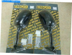 Mirror 03-04 Suzuki GSXR1000 GSXR 1000 R1000̂߂̃G~SL + RJ[{t@Co[bN~[ Emgo L + R Carbon Fiber Look Mirrors For 03-04 Suzuki GSXR1000 GSXR 1000 R1000