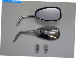 Mirror ���A�r���[�~���[�̃y�A�N���[�����b�LE431�I�[�g�o�CGuzzi Breva 750 2005 Pair of Rear View Mirrors Chrome-Plated E431 Motorcycle Guzzi Breva 750 2005�y���s�A���i�z