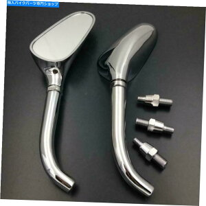 Mirror n[[}nN̂߂̃yAjo[TX[StNuTChobN~[ A Pair Universal Small Golf Club Side Rearview Mirror For Harley Yamaha CHROME