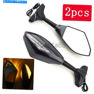 Mirror z_CBR600RR / 900RR / 929RR / 954RR̂߂̃I[goC̃obN~[LEDCWP[^ Motorcycle Rearview Mirrors LED Indicators For Honda CBR600RR/900RR/929RR/954RR