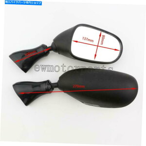 Mirror ؃J^iGSX 600F GSX 750F 1998-2002̂߂̃yAI[goC̃obN~[ Pair Motorcycle Rearview Mirrors for Suzuki Katana GSX 600F GSX 750F 1998-2002