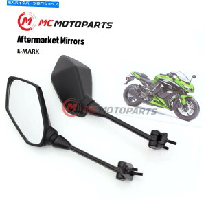 Mirror ER6F 2009-2011 Ninja 650 R Z1000 SX̂߂eMarkTChAr[~[ eMark Side Rear View Mirror For Kawasaki ER6F 2009-2011 Ninja 650 R Z1000 SX