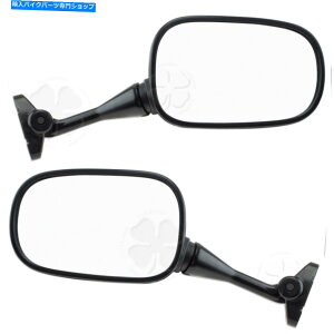 Mirror z_CBR 600 F4I RC51 RVTnhKXZbĝ߂̔wʐ}~[ubN Rear View Mirror Black For Honda CBR 600 F4i RC51 RVT Hand Glass Set Left Right