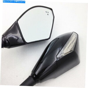 Mirror ̍LED^[VOi~[Triumph Daytona 600 650 TT600 Blue Gloss black Led Turn Signal Mirror For Triumph Daytona 600 650 Tt600 Blue