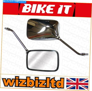 Mirror z_CB1300F 2003-2004 [oCLCgVo[] [~[yA] KitmrH005 Honda CB1300F 2003-2004 [Bikeit Silver] [Pair of Mirrors] KITMRH005