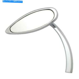 Mirror n[[_rbh\̂߂̋̊̌`̃G{XHAN Mirror Eye Shaped Embossed, Chrome, for Harley Davidson