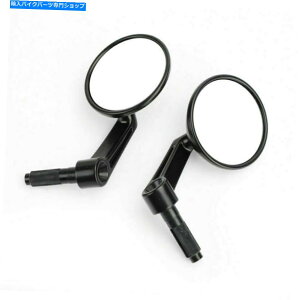 Mirror 7/8 "rbgA~I[goCXN[^[nhnhnh_GhTCu~[yACA 7/8" Billet Aluminum Motorcycle Scooter Handle Bar End Rearview Mirrors Pair CA