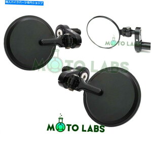 Mirror Z800 Z1000 Ninja 300R 650RpubN3 ''܂肽ݎۖ_Gh~[ Black 3'' Folding Round Bar End Mirrors For Kawasaki Z800 Z1000 Ninja 300R 650R