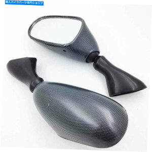 Mirror 1998-2006鈴木カタナGSX600F 750Fミラーサイドレーシングカーボンリサイブ 1998-2006 For Suzuki Katana GSX600F 750F Mirrors Side Racing Carbon Rearview