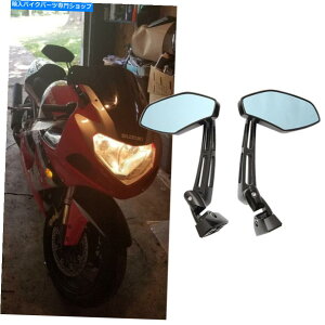 Mirror XYLGSX-R600 GSX-R750 GSX-R1000AĴ߂̃ubNI[goC̃obNr[TCh~[ Black Motorcycle Rearview Side Mirrors For Suzuki GSX-R600 GSX-R750 GSX-R1000 US