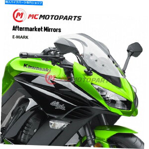 Mirror At^[}[PbgubNG}[NTCh~[tBbgZ1000 ER6FE650R 11-2013 Aftermarket Black eMark Side Mirrors Fit Kawasaki Z1000 ER6F Ninja 650R 11-2013