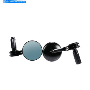 Mirror ���}�n�̂��߂̃y�A�~�jCNC�n���h���o�[�G���h�~���[�n���h���o�[�T�C�h���A�r���[�~���[ Pair Mini CNC Handle Bar End Mirrors Handlebar Side Rearview Mirrors For Yamaha�y���s�A���i�z