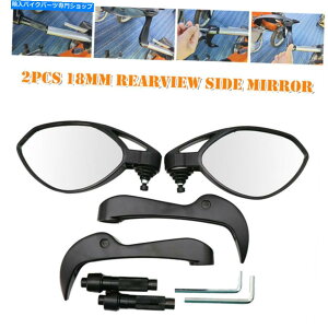Mirror 1 airI[goCnho[GhTC[TCh~[XN[^[u[X^[nhK[h 1Pair Motorcycle Handle Bar End Rearview Side Mirrors Scooter Booster Hand Guard