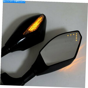 Mirror kawasaki ninja zx6r er6f zx7r zx9r zx10r zx12r z750s zrx t1�̂��߂̃y�ALED�~���[ Pair LED Mirrors For KAWASAKI NINJA ZX6R ER6F ZX7R ZX9R ZX10R ZX12R Z750S ZRX T1