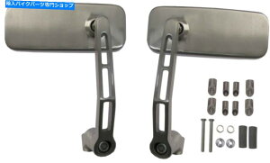 Mirror �~���[�o�[�G���h�V���o�[�����`120mm x 50mm�i�y�A�j Mirror Bar End Silver Rectangle 120mm x 50mm (Pair)�y���s�A���i�z