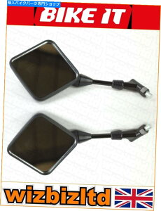 Mirror ؃GsN125 2001-2003 [oCLCgubN] [~[yA] Kitmrs012 Suzuki Epicuro 125 2001-2003 [Bikeit Black] [Pair of Mirrors] KITMRS012