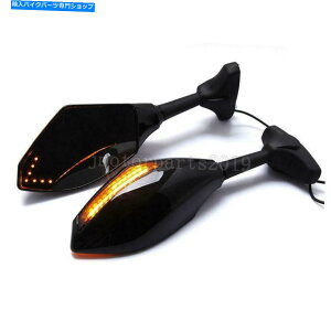Mirror E250r 650R ZX9R ZX10R ZX12R ZX14R̂߂LED^[M~[ LED Turn Signal Mirrors for Kawasaki Ninja 250R 650R ZX6R ZX9R ZX10R ZX12R ZX14R