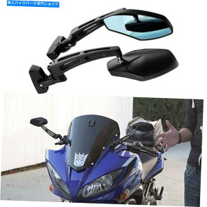 Mirror Kawasaki Ninja 250 500 ZX6 ZX7I[goC[VOobNTCh~[ubN For Kawasaki Ninja 250 500 ZX6 ZX7 Motorcycle Racing Rearview Side Mirrors Black
