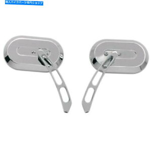 Mirror 傫ȑȉ~`̋̉EhbOXyV60-6232RBL1 Large Oval Mirrors Right Drag Specialties 60-6232RBL1