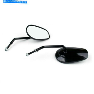 Mirror Tapered Mirrors Blk Long Stem for VRSCc[OSportster Softail Dyna UA Tapered Mirrors BLK Long Stem For VRSC Touring Sportster Softail Dyna UA