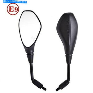 Mirror �G�o�[���[�^�B���j�o�[�T���I�[�g�o�C���A�r���[�~���[�u���b�N�T�C�h�~���[E�}�[�N Evermotor universal motorcycle rearview mirror black side mirror E-Mark
