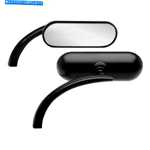 Mirror Arlen Ness 13-413マイクロ右側ブラックミラー Arlen Ness 13-413 Micro Right Side Black Mirror