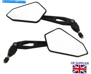 Mirror KōĩEBO~[FׂĂDucati Scramblerf - ̃yA Top Quality Wing Mirrors To fit: All Ducati Scrambler Models - BLACK PAIR