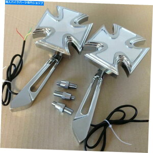 Mirror n[[GNgX|[cX^[Xg[gOChC_[pSiganl~[ Turn Siganl Integrated Mirrors For Harley Electra Sportster Street Glide Rider