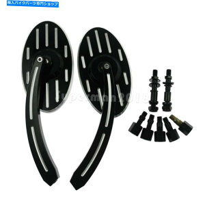 Mirror Xg[goCN̏m͂̃`bp[XN[^[̂߂̋8mm 10mm̔wʉf̃~[ Black 8mm 10mm Rear View Mirrors Fit For Street Bikes Cruiser Chopper Scooters