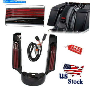 Rear Fender �n�[���[�c�[�����O���[�h�L���O�O���C�h�t����FLTRX 2014-2020 LED Rear Fender Fascia For Harley Touring Road King Glide FLHR FLTRX 2014-2020�y���s�A���i�z