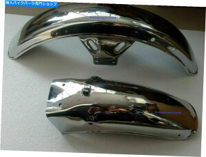 Rear Fender ���}�nRX100�N�����t�����g�����A�}�b�h�K�[�h�o���p�[�t�F���_�[RS100 RX125 RXS Yamaha RX100 Chrome Front & Rear Mudguard Bumper Fender RS100 RX125 RXS�y���s�A���i�z