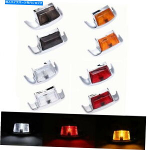 Rear Fender n[[_rbh\OChwe[Ŵ߂̑O㕔D_̃gtF_[̐[LEDCg Front Rear Mudguard Trim Fender Tip LED Light For Harley Davidson Glide Heritage