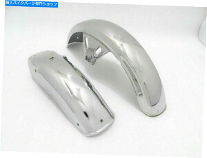 Rear Fender ���}�nRXS100�ARX125 @ Y01�̂��߂̃N�����O���ƌ㕔�}�b�h�K�[�h�Z�b�g Chrome Front And Rear Mudguard Set For Yamaha RXS100 ,RX125 @Y01�y���s�A���i�z
