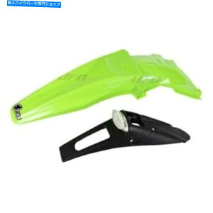 Rear Fender UFOvX`bN - KA03791-026 - LEDCgtGhDAtF_[A05-12 kxO[ UFO Plastics - KA03791-026 - Enduro Rear Fender with LED Light, 05-12 KX Green