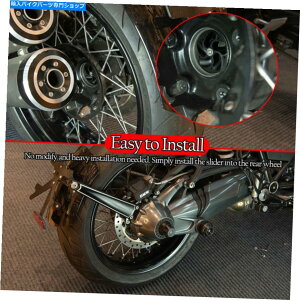 Rear Fender BMW R1200GS �� RT LC ADV R NINET�̂��߂̌�ւ̃A�N�X���t�H�[�N�v���e�N�^�[�N���b�V���X���C�_�[ Rear Wheel Axle Fork Protector Crash Slider For BMW R1200GS��RT LC ADV R NineT�y���s�A���i�z