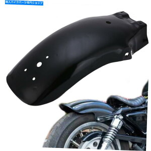 Rear Fender �u���b�N���A�t�F���_�[�}�b�h�K�[�h�N���[�U�[�`���b�p�[�{�o�[�J�t�F���[�T�[�z���_�̂��߂̃t�B�b�g Black Rear Fender Mudguard Fit For Cruiser Chopper Bobber Cafe Racer Honda�y���s�A���i�z