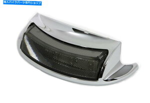 Rear Fender �X���[�N�����Y���t���Ă���N����LED���A�t�F���_�[�`�b�v�n�[���[ - �f�r�b�h�\�� Chrome LED Rear Fender Tip with Smoke Lens fits Harley-Davidson�y���s�A���i�z