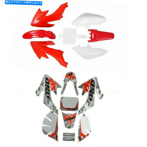 Rear Fender �z���_CRF XR 50 CRF50 125 SSR 110�s�b�g�o�C�N�̂��߂̐Ԃ��v���X�`�b�N�t�F���_�[�f�J�[���X�e�b�J�[ Red PLASTIC FENDER DECAL STICKER FOR HONDA CRF XR 50 CRF50 125 SSR 110 PIT BIKE�y���s�A���i�z