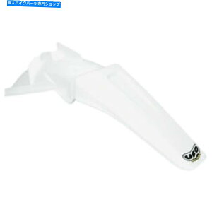 Rear Fender UFO MX���A�t�F���_�[ - �z���C�g - '99 -'02 KX125 / 250 | ka03722047 UFO MX Rear Fender - White - '99-'02 KX125/250 | KA03722047�y���s�A���i�z