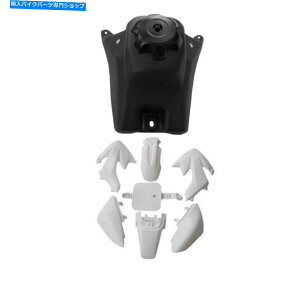 Rear Fender z_CRF50 110C 125CCsbgoCNAg~N̂߂̃zCgvX`bNLbgtF_[R^N White PLASTICS KIT FENDER Fuel Tank for HONDA CRF50 110c 125cc Pit Bike Atomik