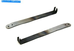 Rear Fender V-Twin�ɂ��n�[���[�_�r�b�h�\���̂��߂̍d�����A�t�F���_�[�u���[�X�Z�b�g Rigid Rear Fender Brace Set Raw for Harley Davidson by V-Twin