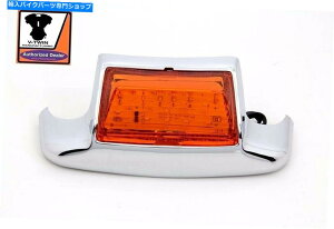 Rear Fender AtF_[`bvw / LED EVO TC\tgc[OFLST FLTߐF̃YN Rear Fender Tip w/ LED EVO TC Softail Touring FLST FLT Amber Lens Chrome