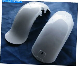 Rear Fender ���}�n�`���b�s�[LB50 LB80�t�����g�����A�z���C�g�v���X�`�b�N�t�F���_�[�Z�b�g��BI343�� YAMAHA CHAPPY LB50 LB80 FRONT & REAR WHITE PLASTIC FENDER SET #BI343#�y���s�A���i�z
